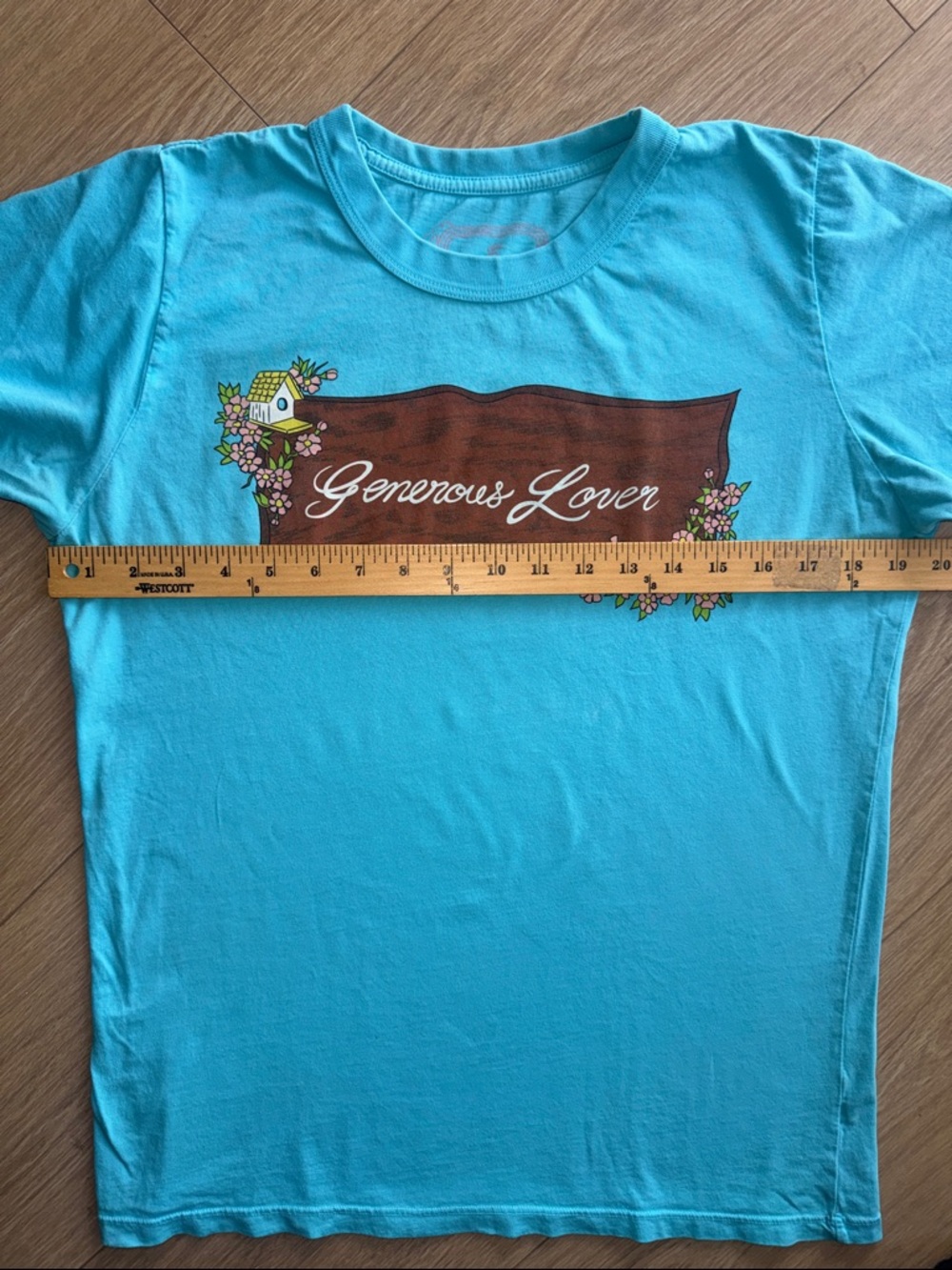 Big Bud Press Generous Lover
Tee Turquoise Blue Size S - Picture 9 of 10